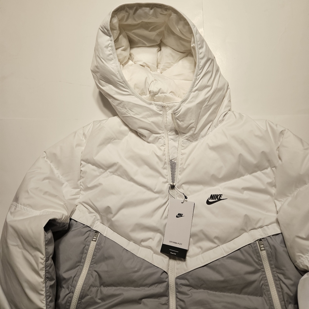 Nike Sportswear Storm-FIT Windrunner Puffer Jacket White - Picture 11 of 15